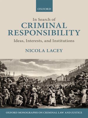 cover image of In Search of Criminal Responsibility